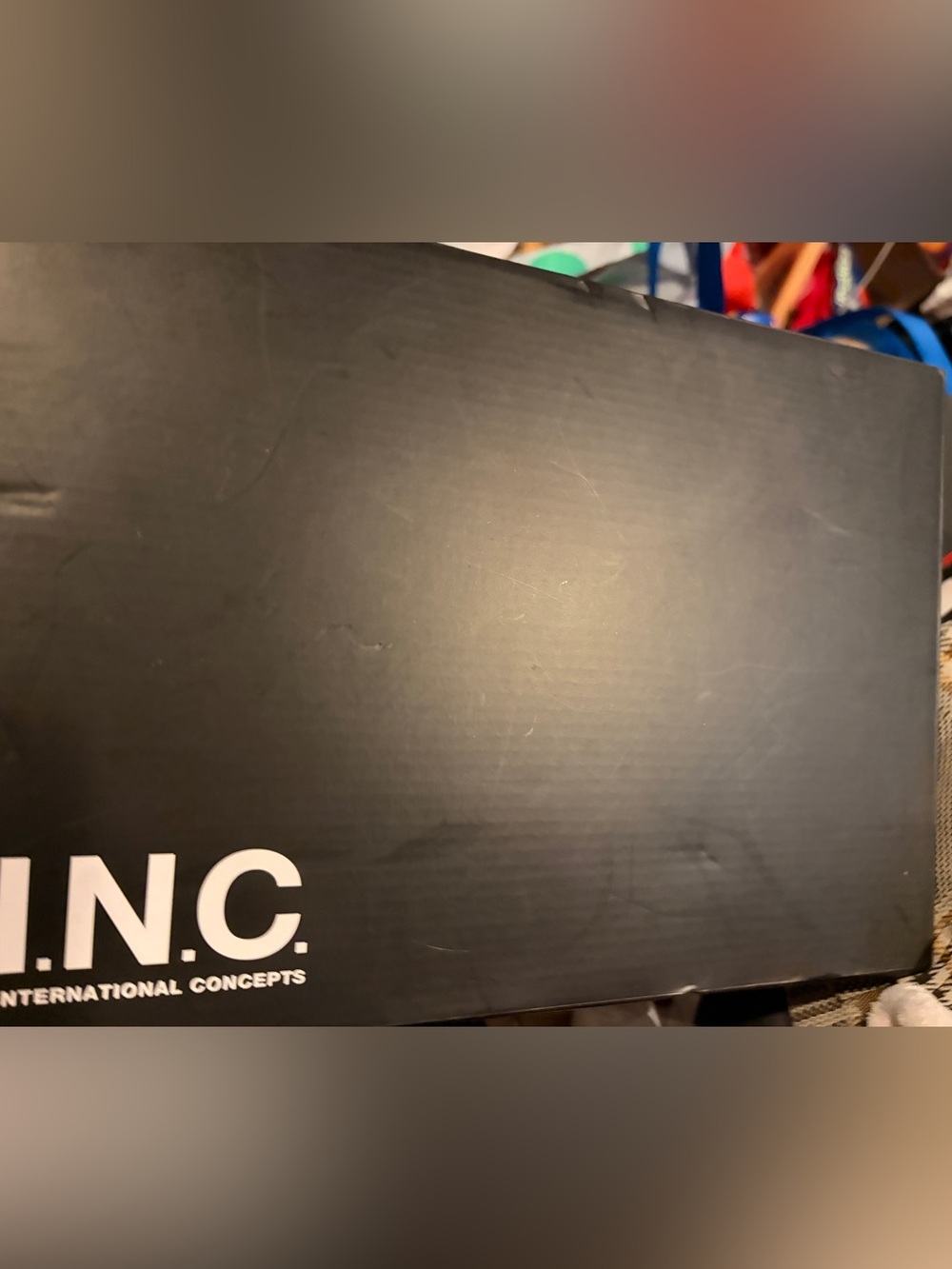 INC International Concepts White Rhinestone-Embellished Sneakers WITH BOX - Picture 10 of 10